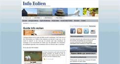 Desktop Screenshot of info-eolien.com